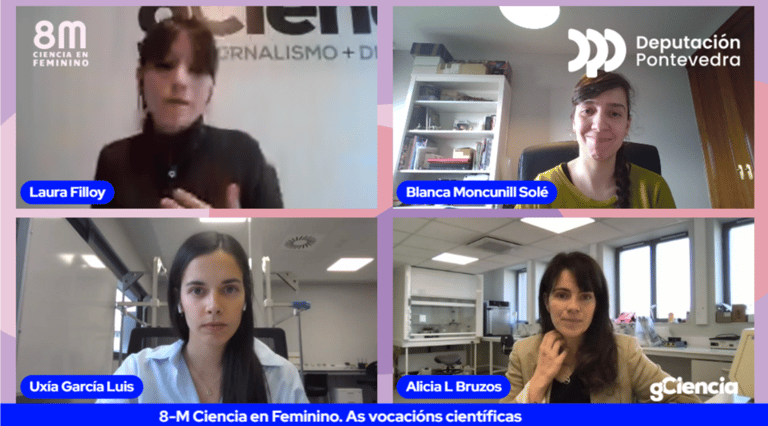 Mesa redonda "Vocacións Científicas", Ciencia en Feminino