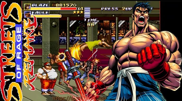 Master of Rage. Max Thunder red fist