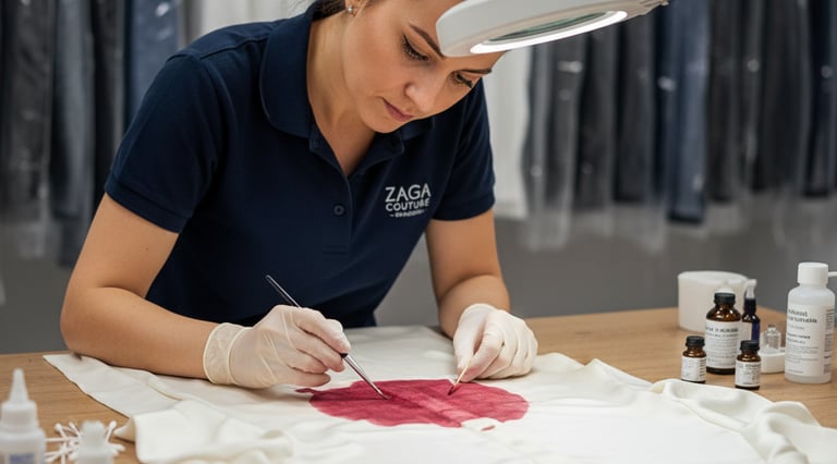 Détachage expert des taches de vetements
