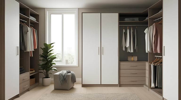 Wardrobe Design for Corners