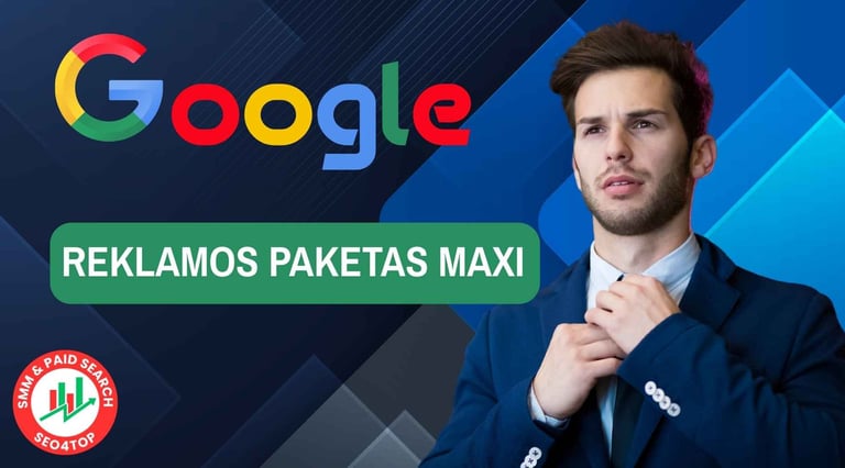 Google reklamos paketas MAXI