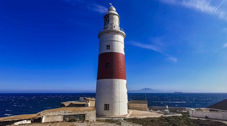 Gibraltar lighthouse Europe point
