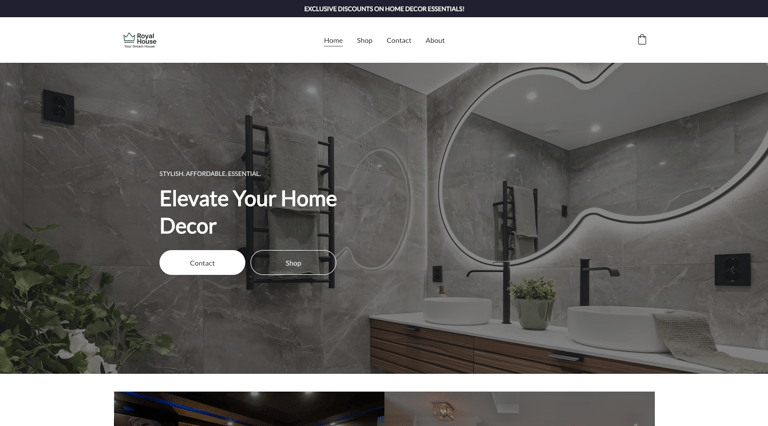 Modern e-commerce website for Mauritian retailer