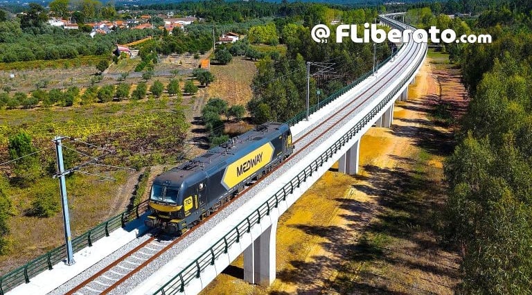 Comboio formação Medway Concordância da Pampilhosa