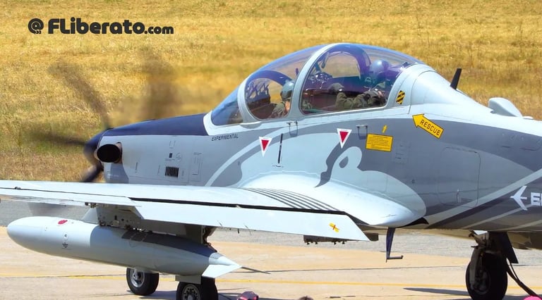 Embraer EMB-314E A-29B Super Tucano PT-ZTU