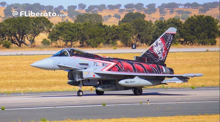 NATO Tiger Meet 2025 Eurofighter Typhoon EF2000 Áustria