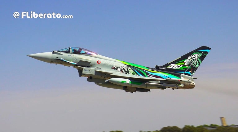 NATO Tiger Meet 2025 Eurofighter Typhoon F-2000A Itália