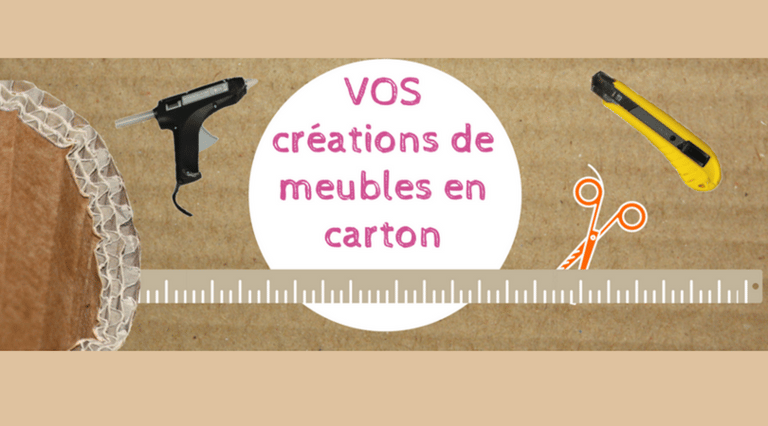 Groupe Facebook Vos créations de meubles en carton