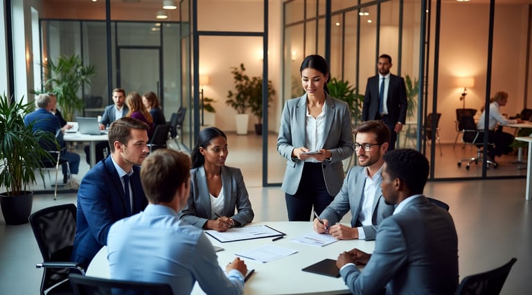 personas trabajando en gestión humana
