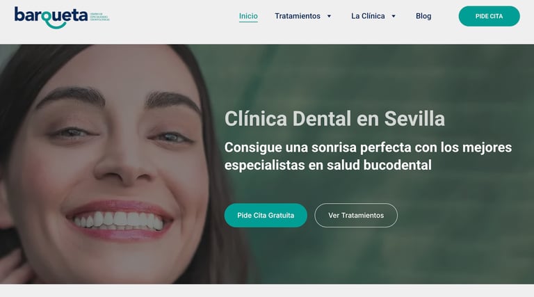Diseño web y SEO para una Clinica Dental en el centro de Sevilla