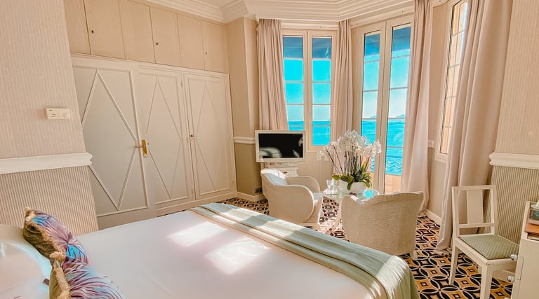 Photographie chambre d'hôtel de luxe Uzès