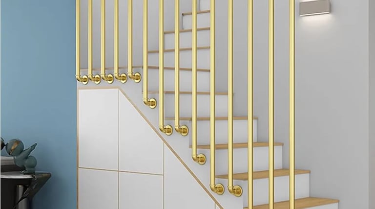 Grade corps laiton - escalier laiton - Maroc - Maf Metal