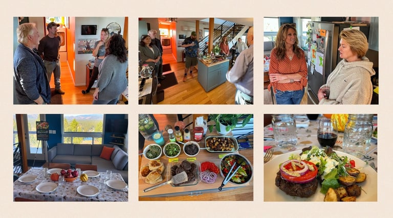 farm dinner pictures