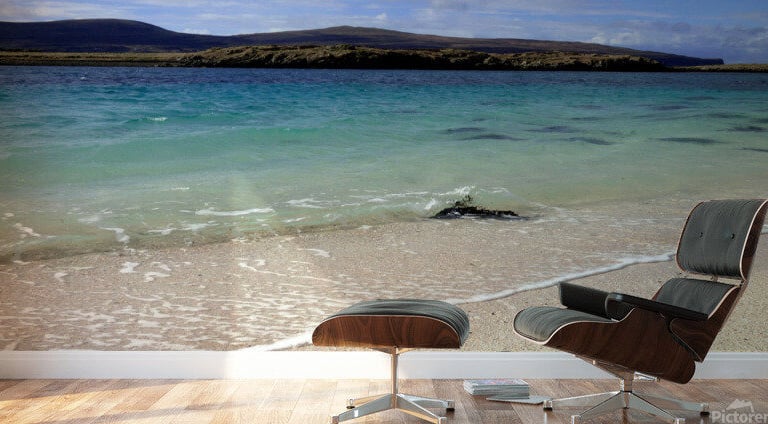 Photograph of Coral Beach Isle of Skye, sea, beach and landscape image 