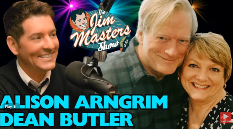 ALISON ARNGRIM, DEAN BUTLER Together on The Jim Masters Show