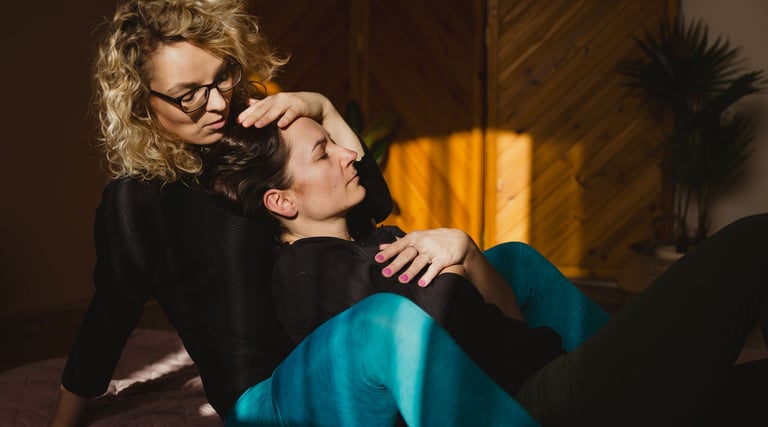 Emilia Tura warsztaty w Jaworznie, masaż Ka-Hi