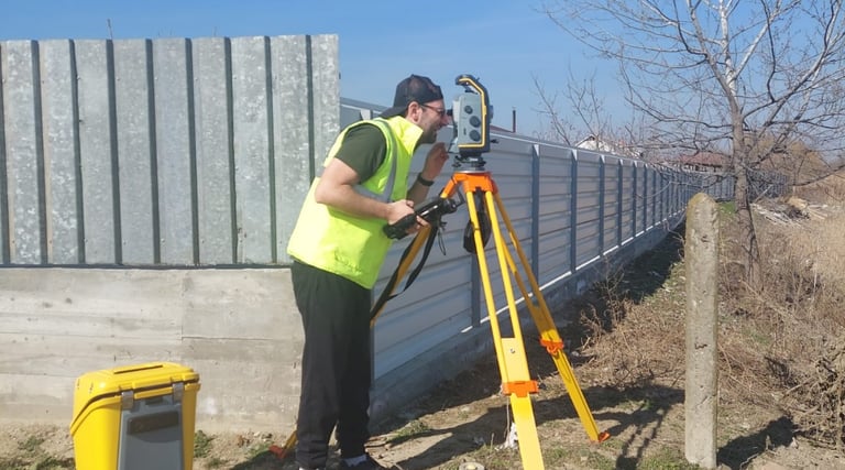 ridicare topografica pentru reabilitarea drumului si intocmirii documentatiei cadastrale