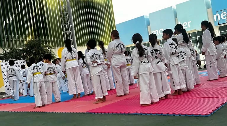 ITF Taekwondo Exam Day for Hwa Rang Taekwon-Do Club in Meydan South, Dubai