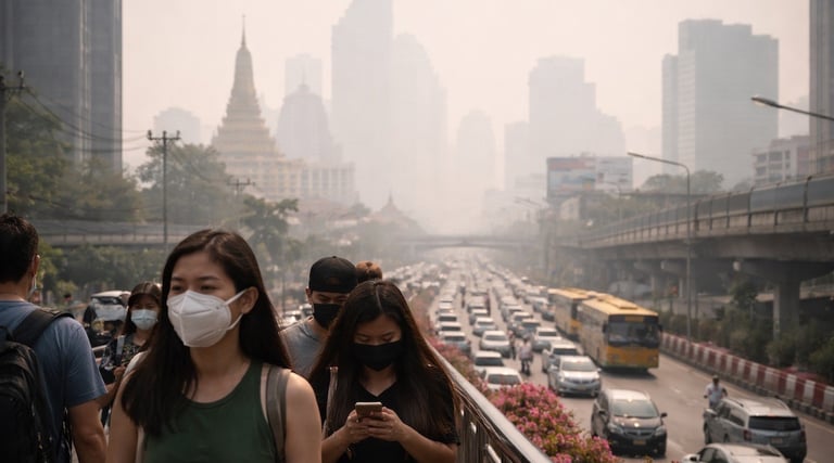 PM2.5 rises across Thailand