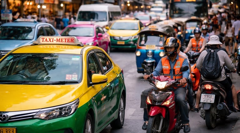 Thailand bans fare increases for taxis and ride services