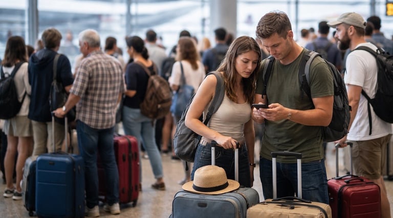 Flight disruptions from Middle East conflict