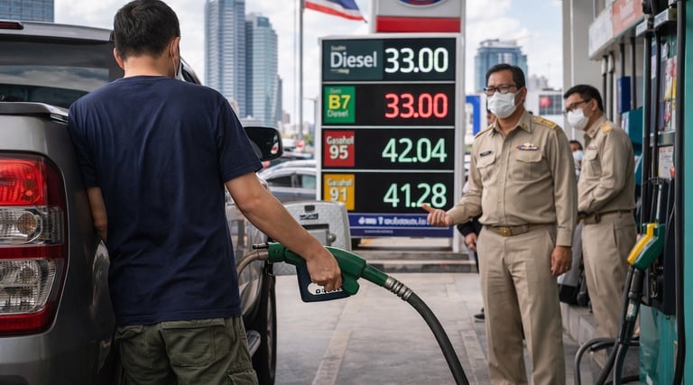 Thailand freezes diesel prices