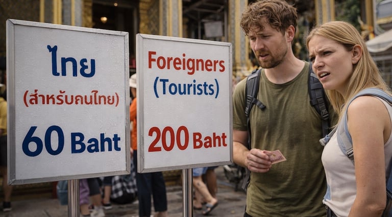 dual pricing in Thailand’s tourism sector