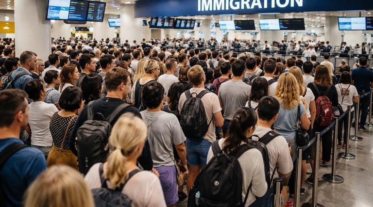 System fault causes immigration