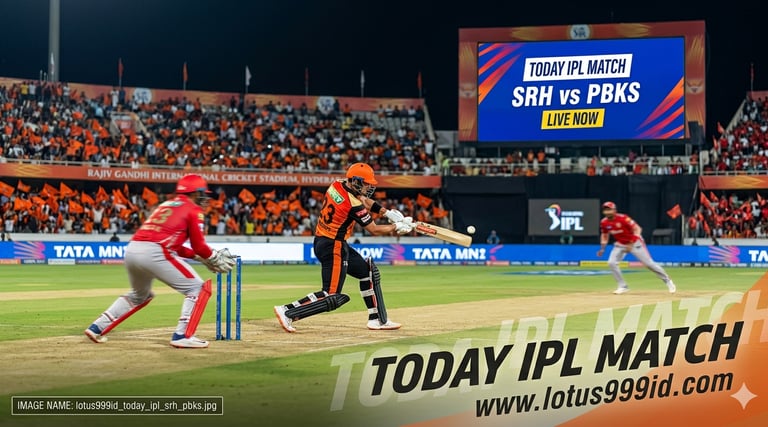 lotus999 SRH VS PBKS