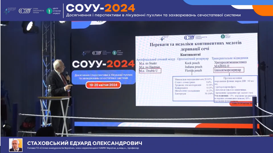 conference souu-2024, professor stakhovsky eduard, urolog, oncolog, kyiv, ukraine