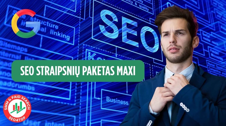 SEO straipsnių paketas MAXI