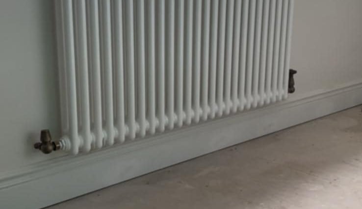 Heated towel rail fitting in Pershore bathroom by PBP Services heating specialists