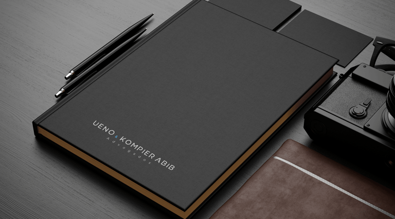 Projeto Ueno & Kompier Abib – Projeto de Identidade Visual feito pelo Estúdio Criativo Voluca