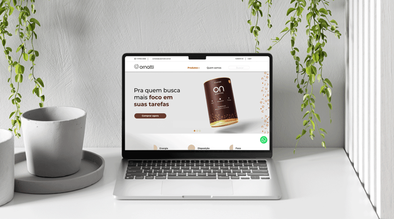 Projeto On Coffee – Projeto de Identidade de marca feito pelo Estúdio Criativo Voluca