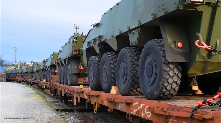 comboio especial viaturas militares linha da beira alta