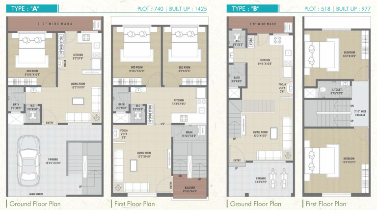 Green Rivera Layout Plan
