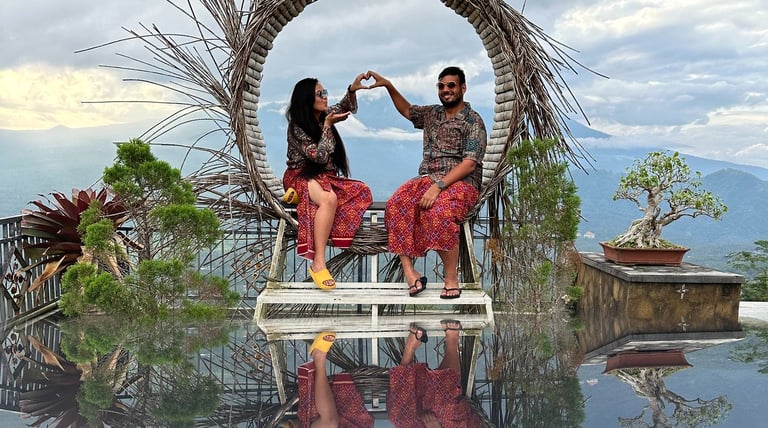 Mirror image in Bali