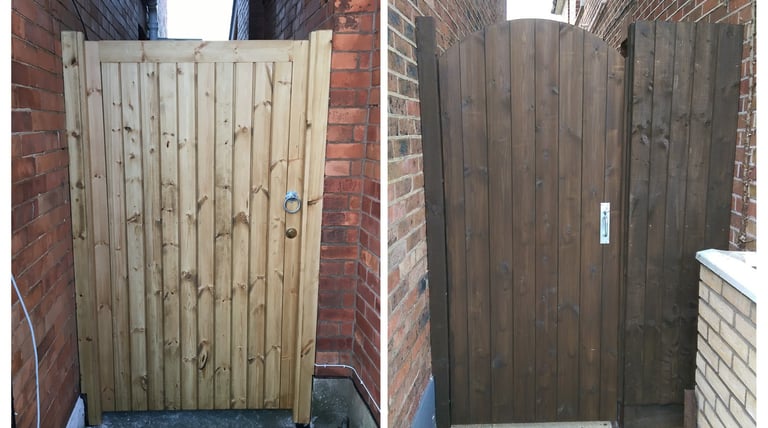 a garden gate fitted in Christchurch