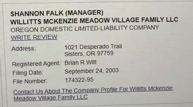 Brian Witt your Shannon Falk Manager is going to turn you into the FBI