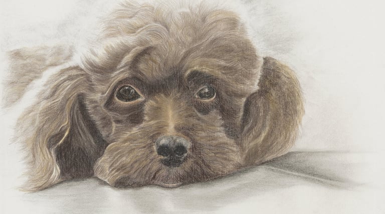 Custom pet portrait artist Australia – Sharan Miller
