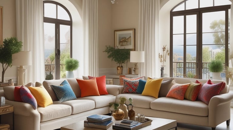 A supermarket aisle filled with various cleaning products, organized neatly on shelves. Promotional sale tags are visible on many items, indicating discounted prices. A promotional stand-up banner on the left features a smiling woman holding clean laundry, with a slogan in Hindi.