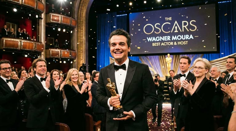 Wagner Moura Vai Ao Palco do Oscar Como Apresentador e Favorito