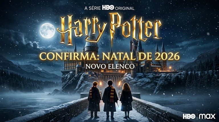 Trailer de Harry Potter na HBO Confirma Natal de 2026 e Novo Elenco