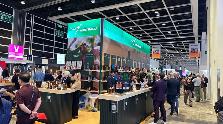 Onsite registration desk at Vinexpo Asia 2026