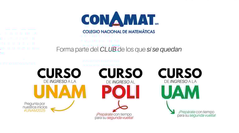 CONAMAT CONAMAT EN LÍNEA CONAMAT PRECIO CANAMAT COMIPEMS CONAMAT UNAM