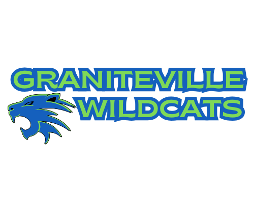 Graniteville Wildcats Workmark with Wildcat Logo