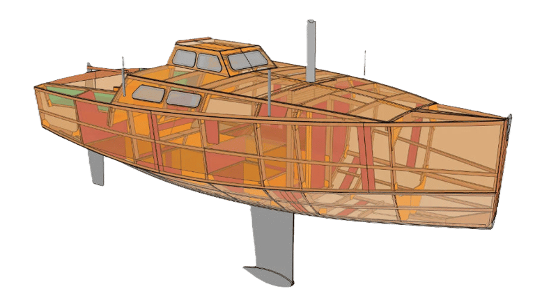 Class Globe 5.80 Technical Drawing Side view