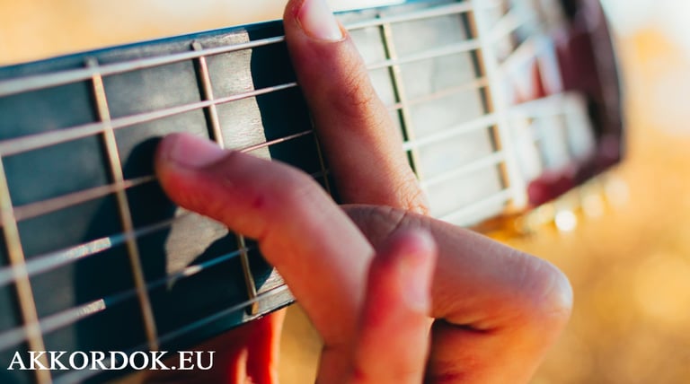 Alap gitár akkordok: alap akkordok