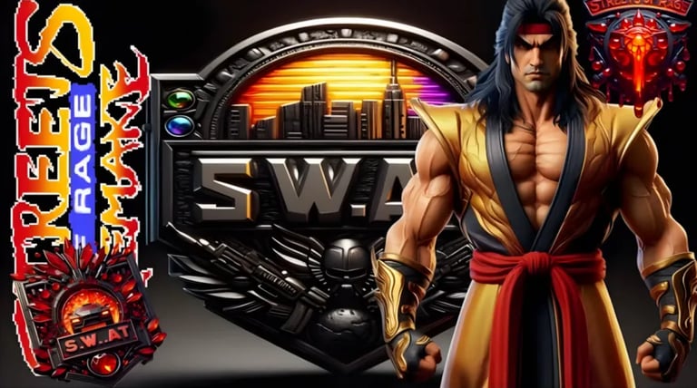 Shiva, Mr.X's bodyguard in a yellow robe and a red belt tied around his waist