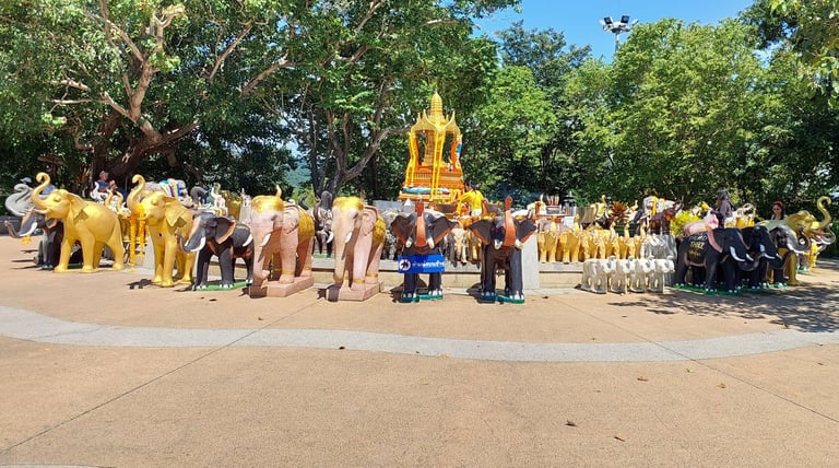 thailand phuket promthep cape elephant shrine